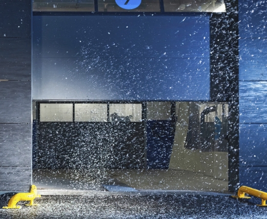 Панорамные ворота AluTherm в Кропоткине