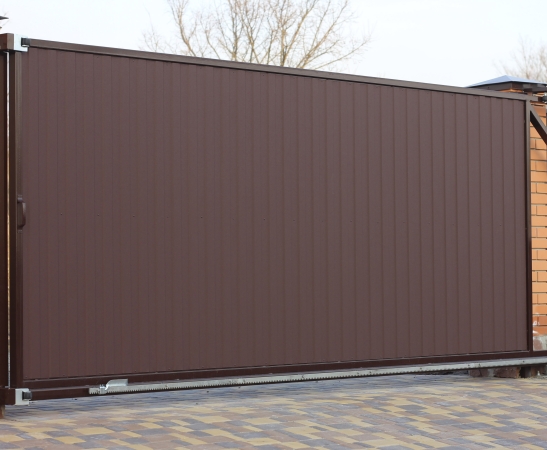 Откатные ворота в Кропоткине